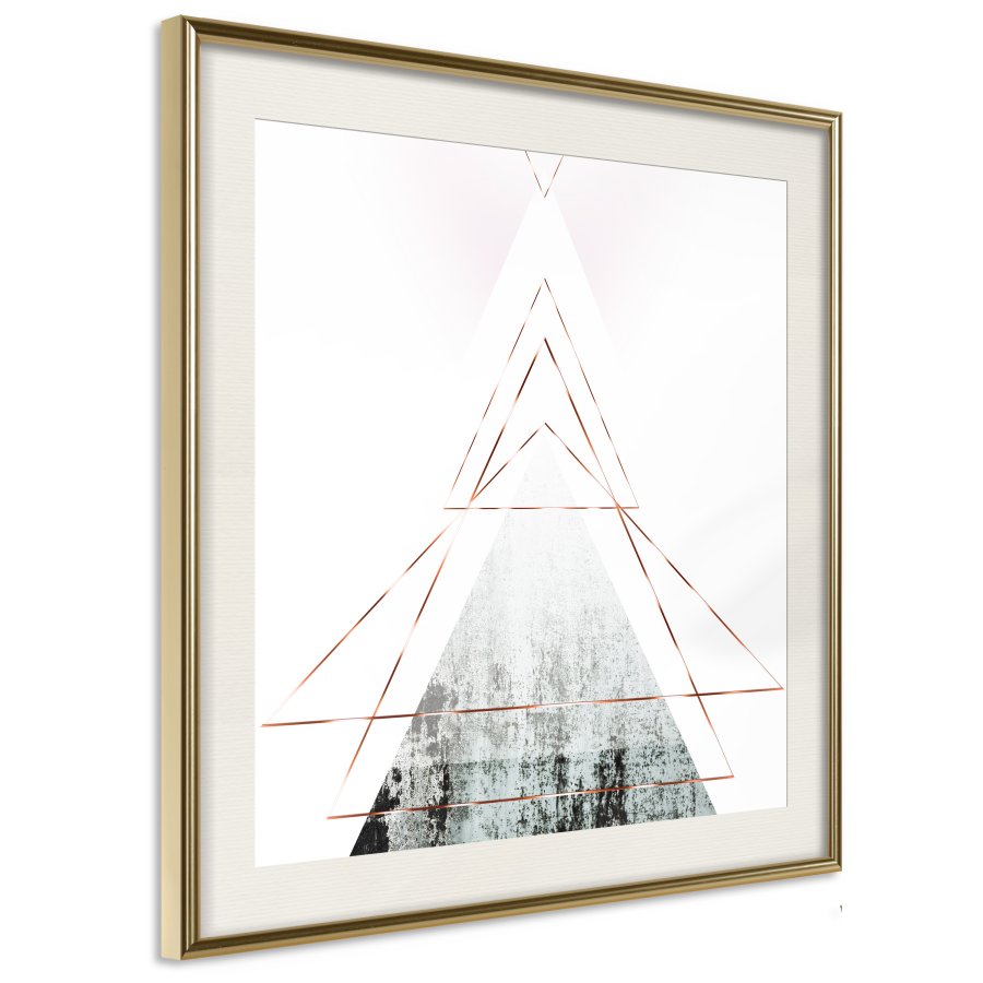 ARTGEIST Plakat med ramme - Snow-Capped Peak (Square)