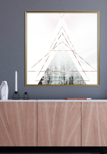 ARTGEIST Plakat med ramme - Snow-Capped Peak (Square)