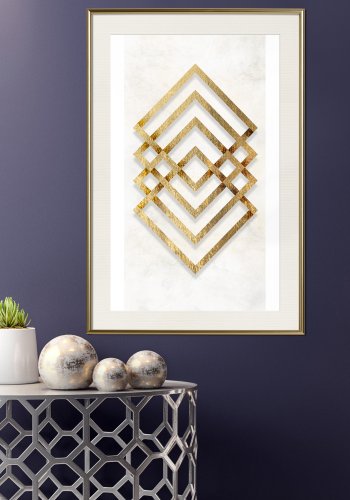 ARTGEIST Plakat med ramme - Golden Inlay