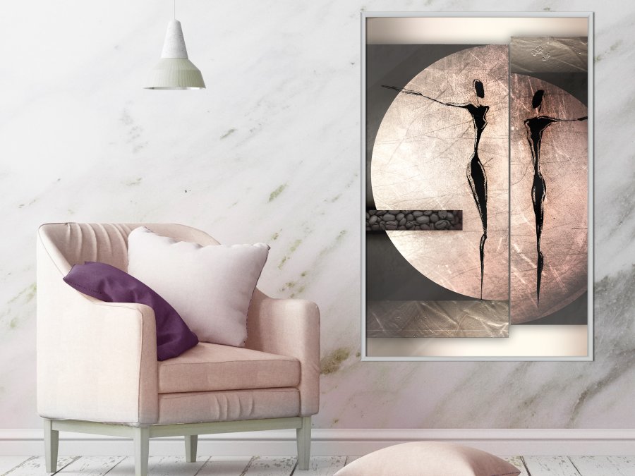 ARTGEIST Plakat med ramme - Two Figures