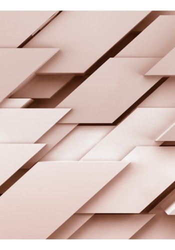 ARTGEIST Fototapet af geometri i bld pink - Think Pink (flere strrelser)