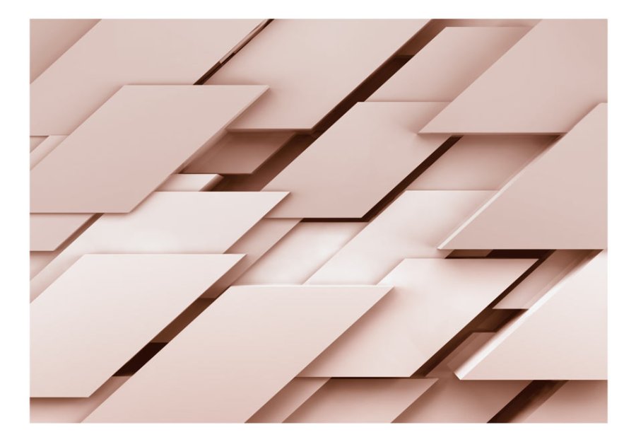 ARTGEIST Fototapet af geometri i bld pink - Think Pink (flere strrelser)