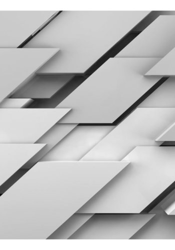 ARTGEIST Fototapet af geometriske figurer i gr - The Edge of Gray (flere strrelser)