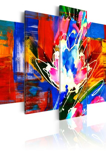 ARTGEIST Power of Colours - Kunstnerisk billede i mange nuancer trykt p lrred - Flere strrelser