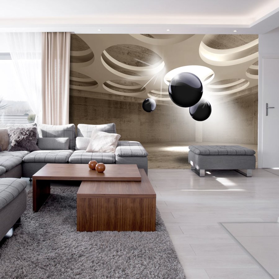 ARTGEIST fototapet -  Geometric Glare, flyvende geometriske figurer (flere strrelser)