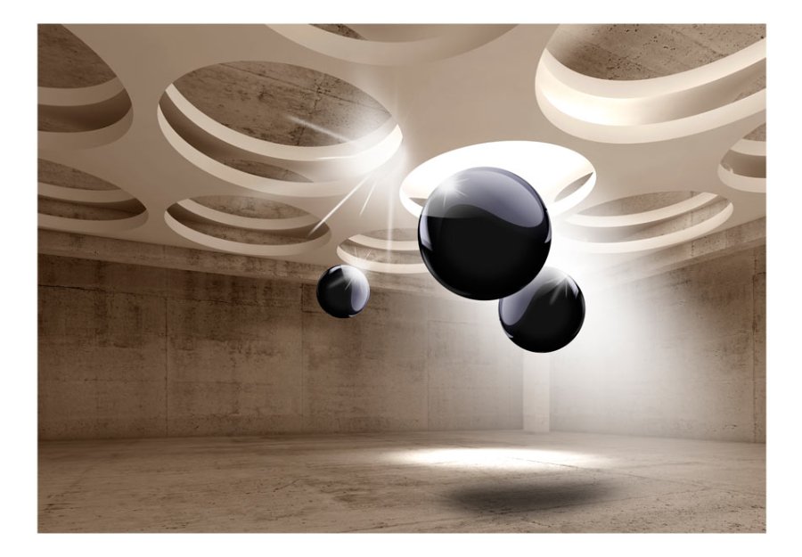 ARTGEIST fototapet -  Geometric Glare, flyvende geometriske figurer (flere strrelser)