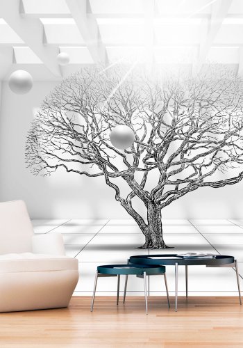 ARTGEIST fototapet - Tree of Future, tr med 3D-effekt (flere strrelser)