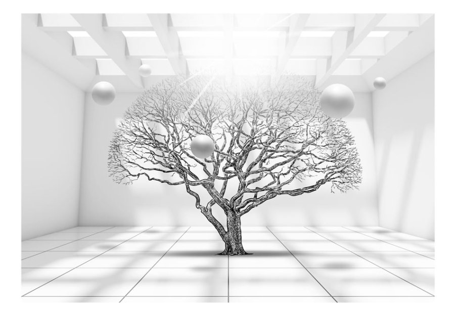 ARTGEIST fototapet - Tree of Future, tr med 3D-effekt (flere strrelser)
