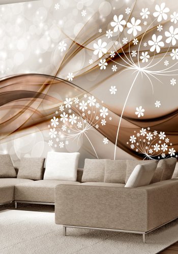 ARTGEIST fototapet - Spring Stories, blomster i beige nuancer (flere strrelser)