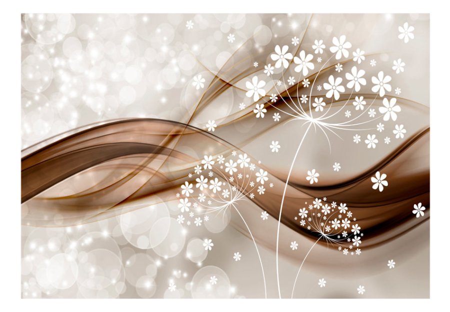 ARTGEIST fototapet - Spring Stories, blomster i beige nuancer (flere strrelser)