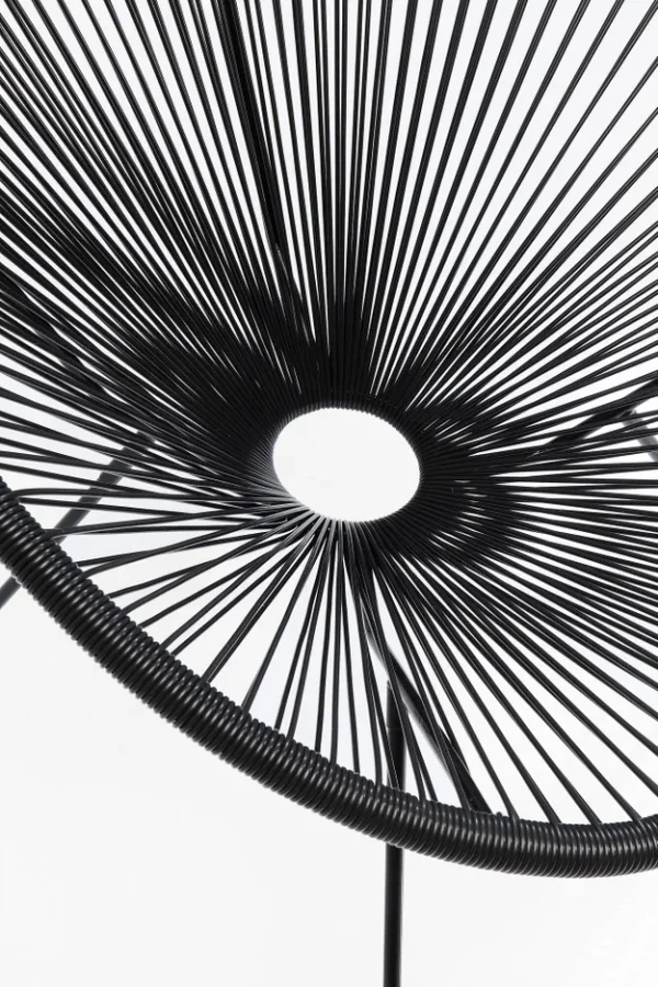 KARE DESIGN Acapulco Black lnestol/havestol - sort polyethylen og stl