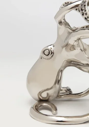 KARE DESIGN Octopus flaskeholder - slv aluminium