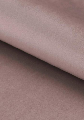 ACT NORDIC Slinky chaiselong - stvet rosa stof og sort stl (60x170)