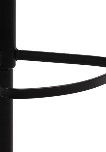 ACT NORDIC Patricia barstol, m. rygln, fodsttte, drejefunktion, gaspatron - gr stof og sort stl