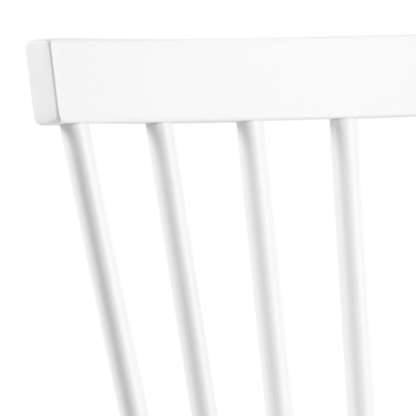 ACT NORDIC Riano spisebordsstol - hvid birketr