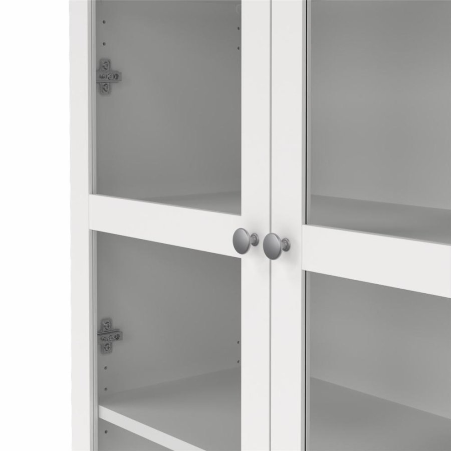 TVILUM Roma porcelnsskab med 2 lger, hvid, 88,7 x 36,25 x 202,8 cm