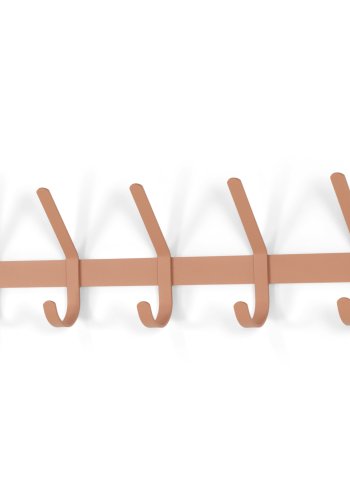 SPINDER DESIGN Dexter 5 knagerkke, m. 5 knager - clay terra stl