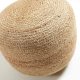 KAVE HOME Dip puf - natur jute, rund (50) 