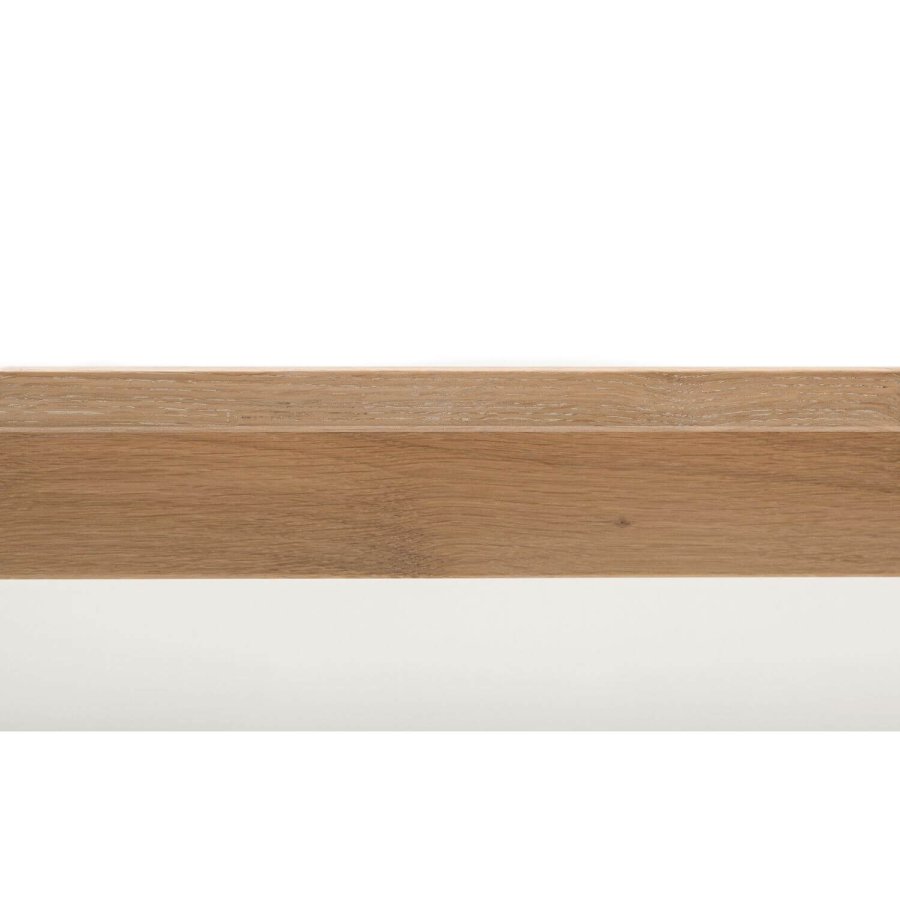 NocNoi Aakjr langbord - natur vildeg, m. afrundede ben, m. udtrk (300x95)