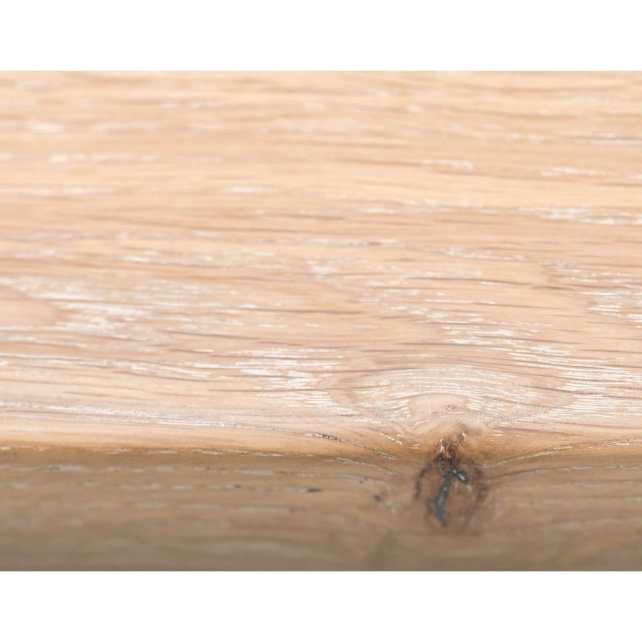 NocNoi Aakjr langbord - Massivt vildeg, m. firkantet ben, m. udtrk, (300x95)