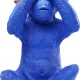 KARE DESIGN Monkey Mizaru sparebsse - bl polyresin (H:35)