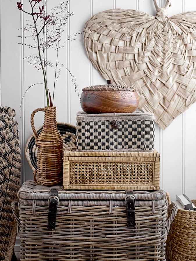 BLOOMINGVILLE Lally ske m/Lg, Natur, Rattan