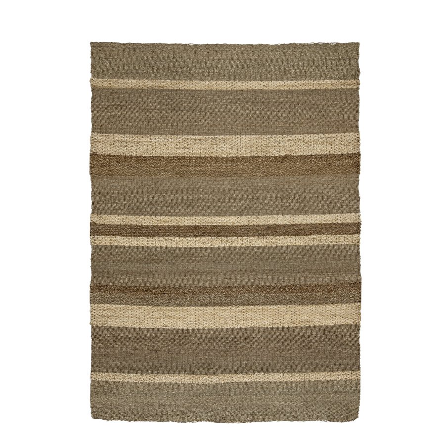 BLOOMINGVILLE Felex gulvtppe, rektangulr - natur sgrs og majsskaller (260x180)