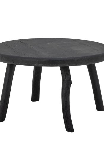 BLOOMINGVILLE Milos sofabord, rund - sort genanvendt tr (70)