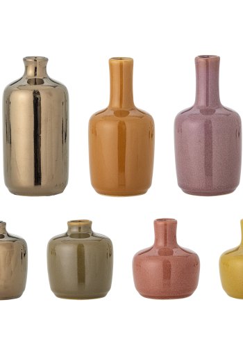 BLOOMINGVILLE Maien Vase, Brun, Stentj