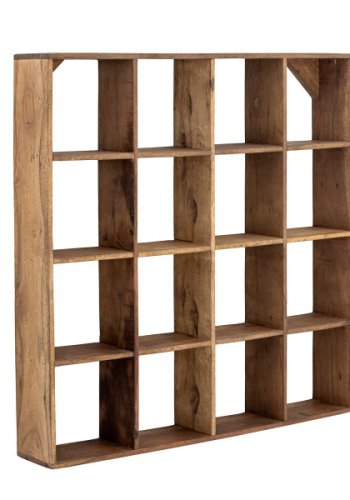 BLOOMINGVILLE Tilo vghylde, kvadratisk - brun genanvendt tr (70x70)