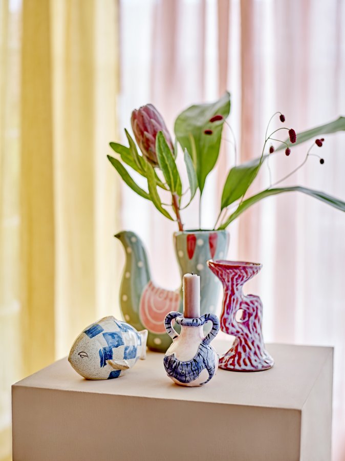 BLOOMINGVILLE Trudy Vase, Grn, Stentj