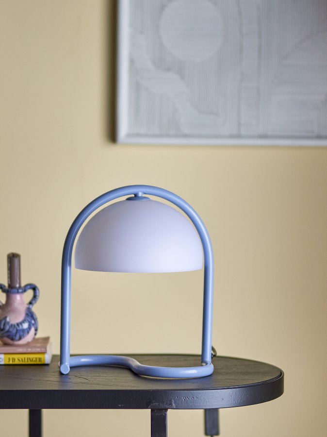 BLOOMINGVILLE Favour Bordlampe, Bl, Akryl