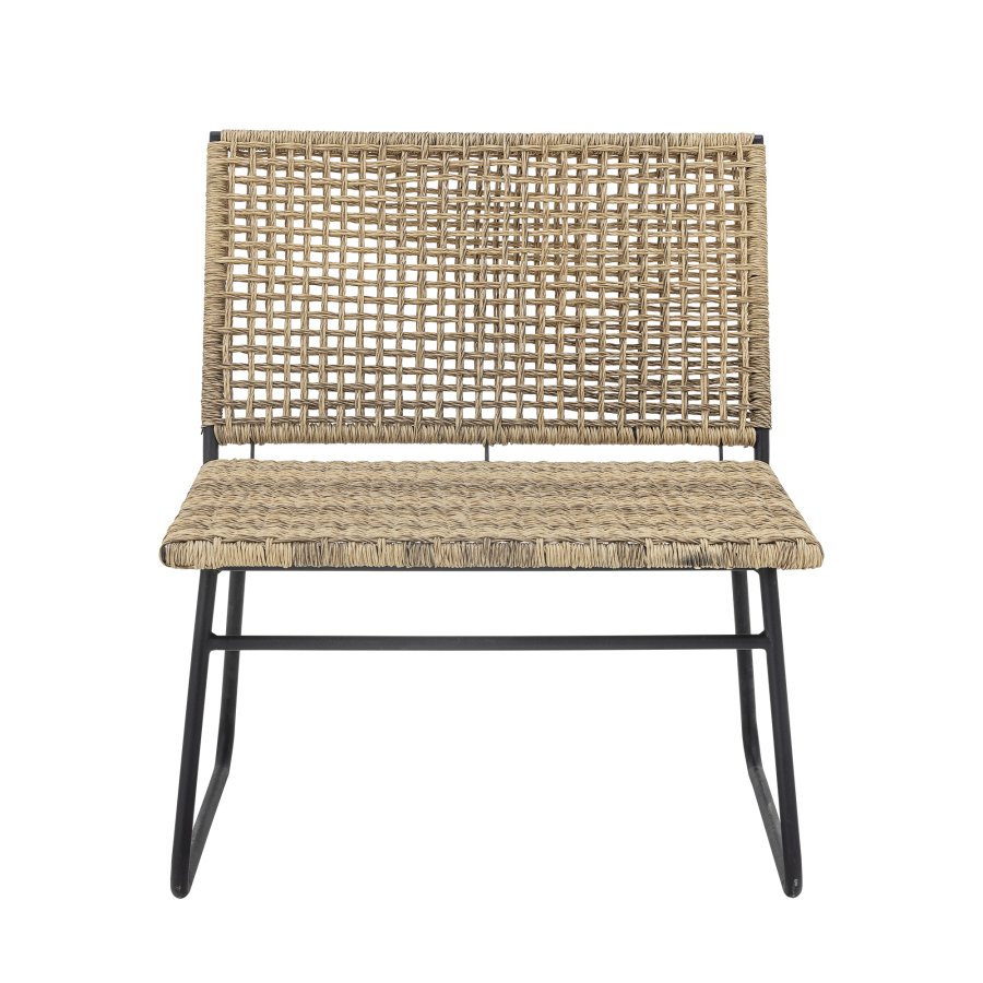 BLOOMINGVILLE Vallone udendrs loungestol - natur polyrattan og metal