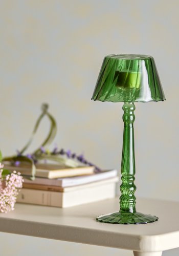 BLOOMINGVILLE Cisco Fyrfadsstage, Grn, Glas