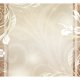 ARTGEIST - Fototapet med flotte blomster motiver p beige baggrund - Flere strrelser