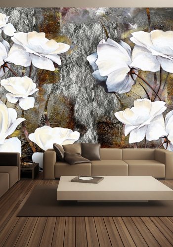 ARTGEIST fototapet - Small gesture, smukke store blomster (flere strrelser)