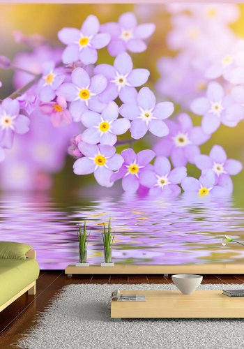 ARTGEIST fototapet -  Violet Petals In Bloom, violette blomster (flere strrelser)