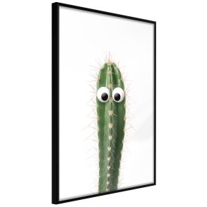ARTGEIST Plakat med ramme - Funny Cactus I