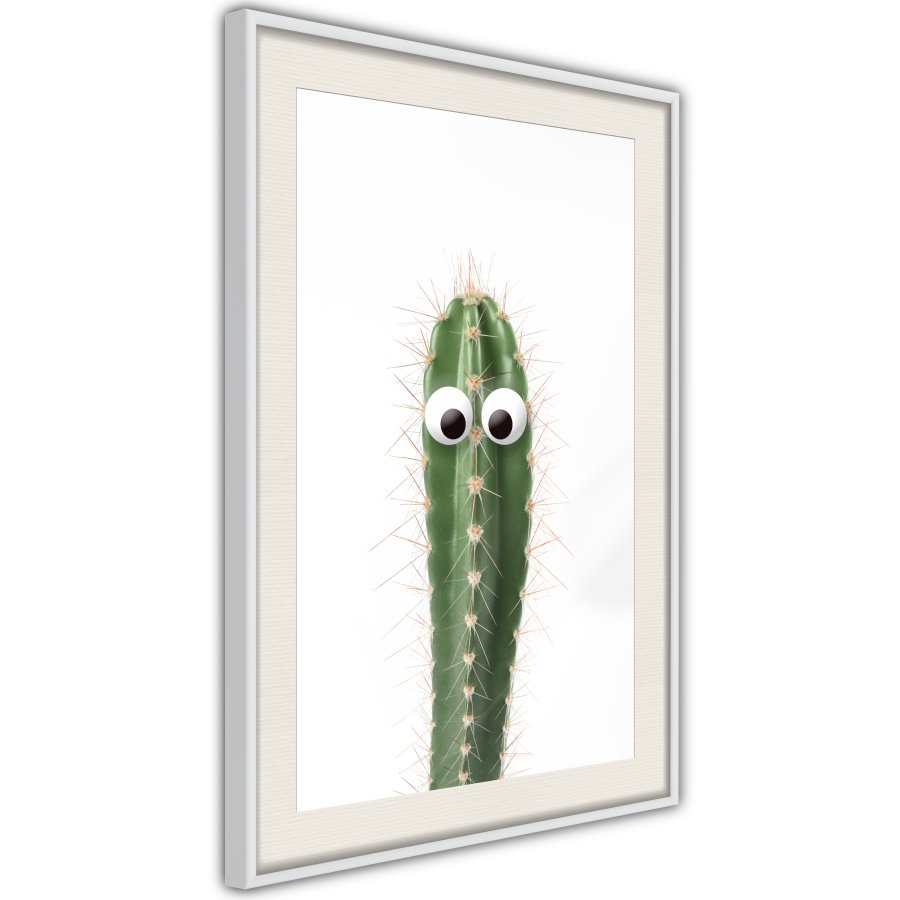 ARTGEIST Plakat med ramme - Funny Cactus I