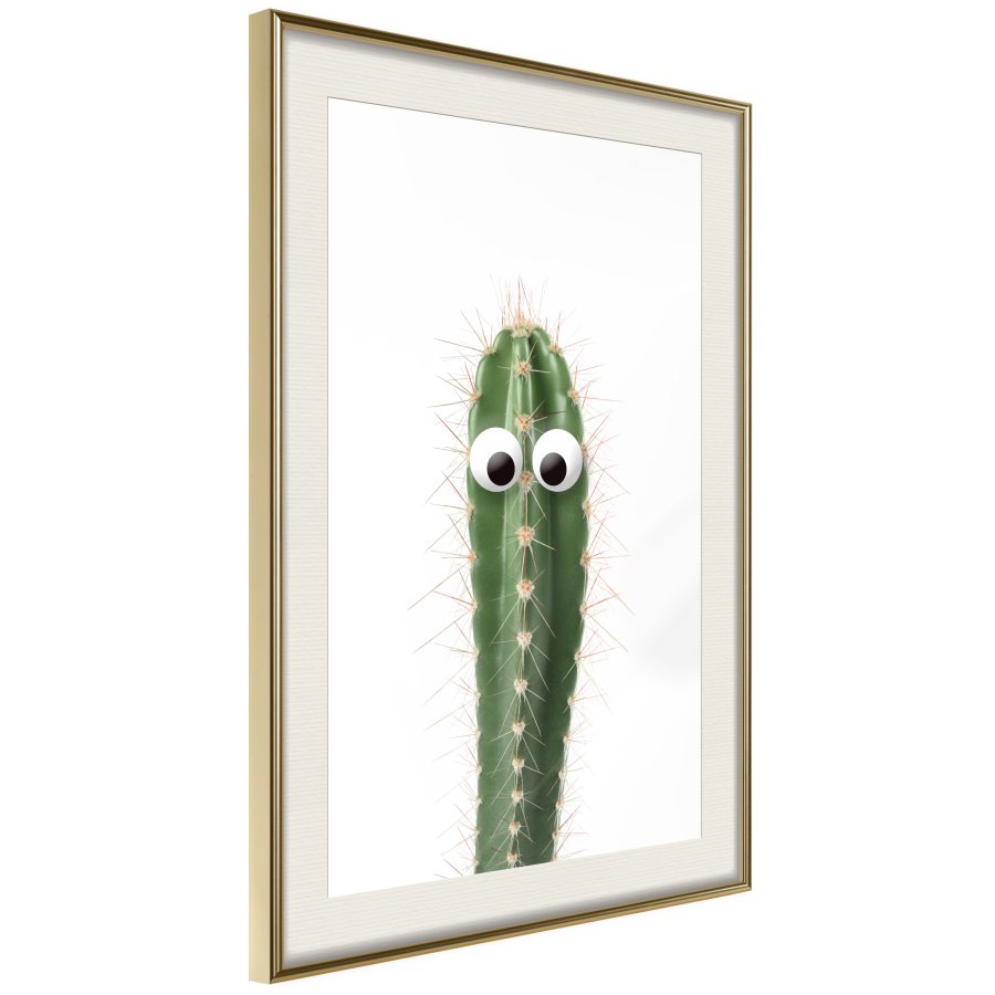 ARTGEIST Plakat med ramme - Funny Cactus I