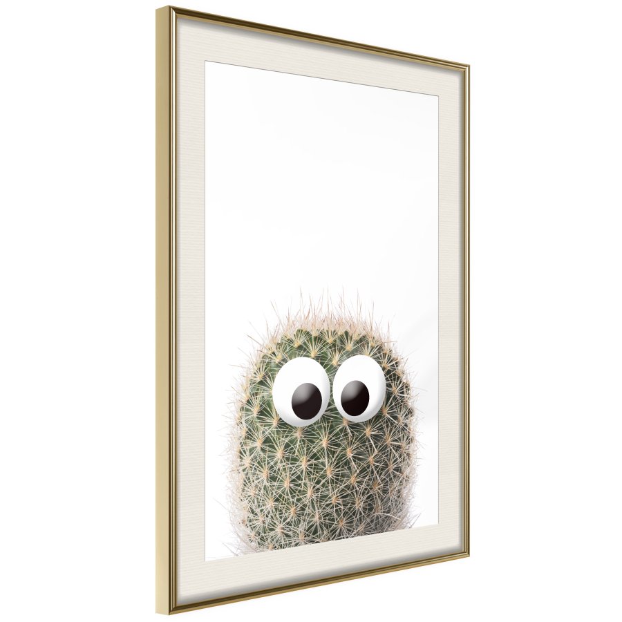 ARTGEIST Plakat med ramme - Funny Cactus II