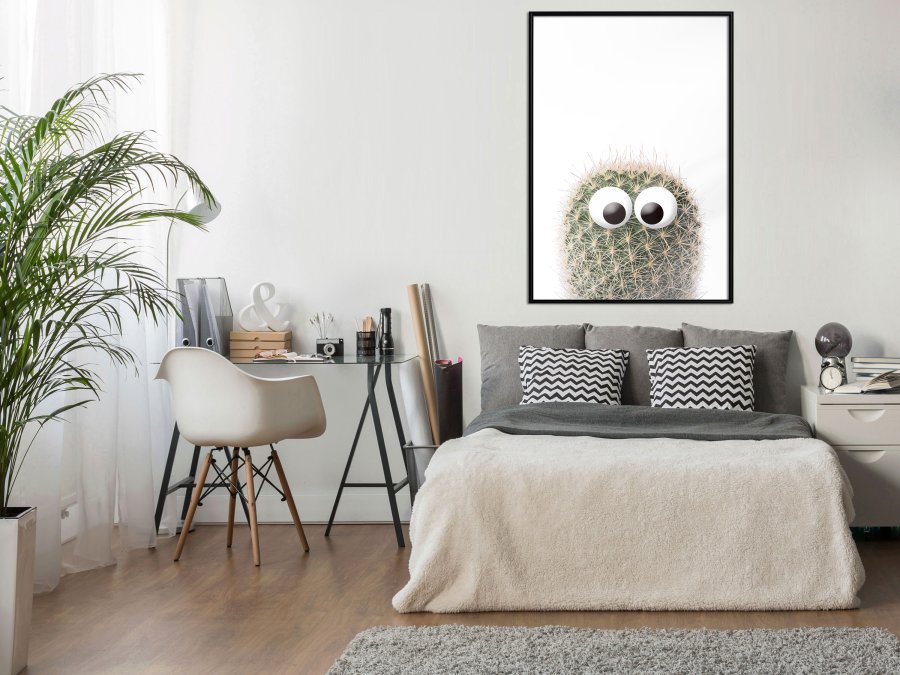 ARTGEIST Plakat med ramme - Funny Cactus II