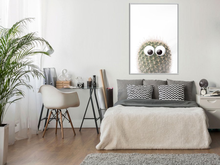 ARTGEIST Plakat med ramme - Funny Cactus II