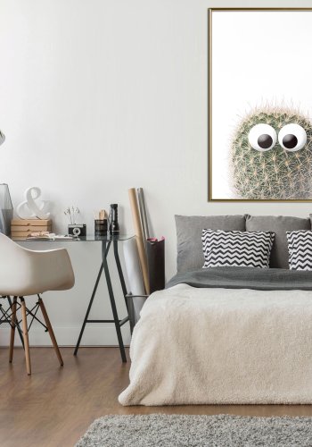 ARTGEIST Plakat med ramme - Funny Cactus II