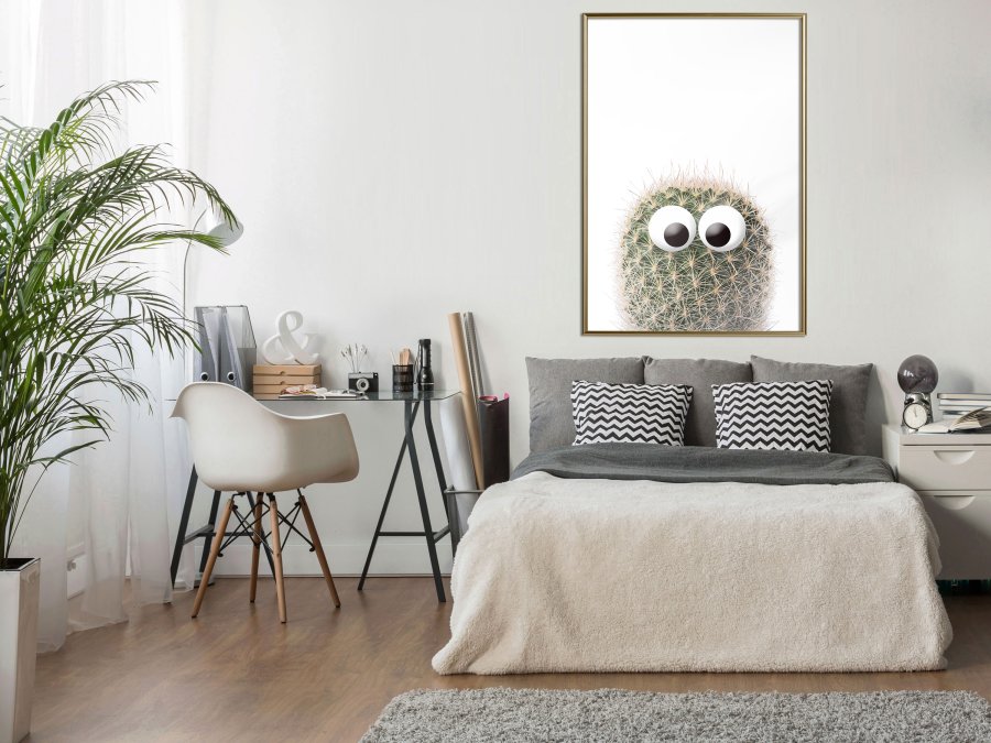 ARTGEIST Plakat med ramme - Funny Cactus II