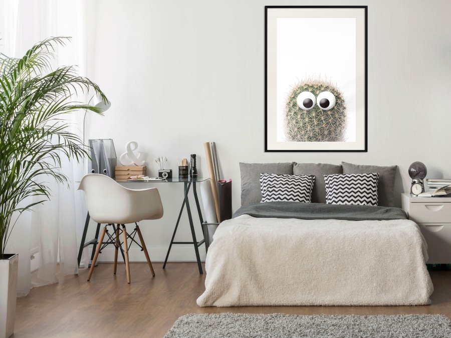 ARTGEIST Plakat med ramme - Funny Cactus II