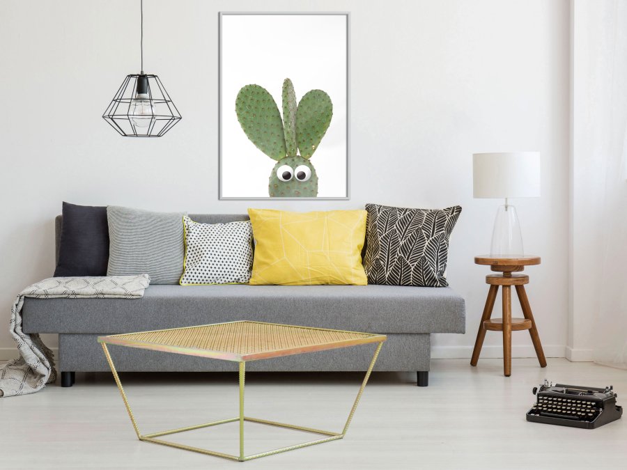 ARTGEIST Plakat med ramme - Funny Cactus III