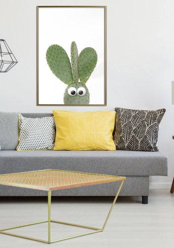 ARTGEIST Plakat med ramme - Funny Cactus III