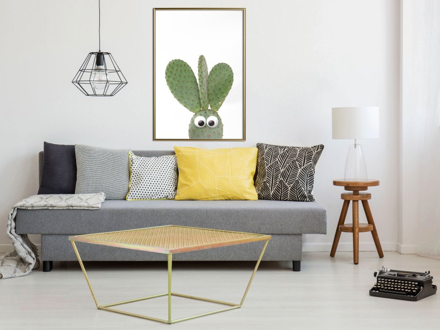 ARTGEIST Plakat med ramme - Funny Cactus III