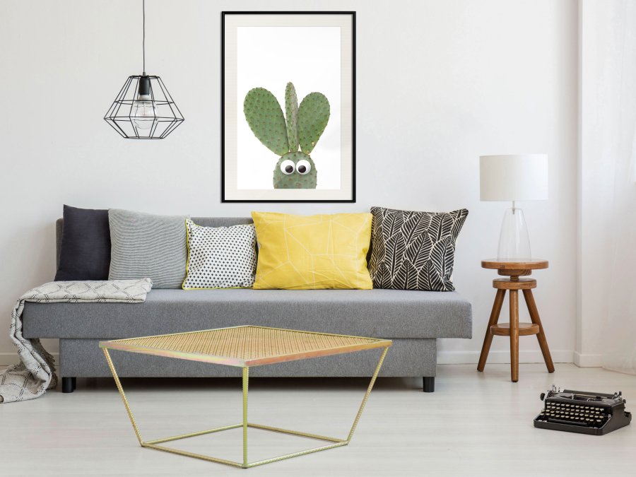 ARTGEIST Plakat med ramme - Funny Cactus III
